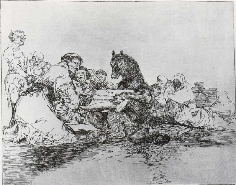 Francisco Goya Esto es lo peor China oil painting art